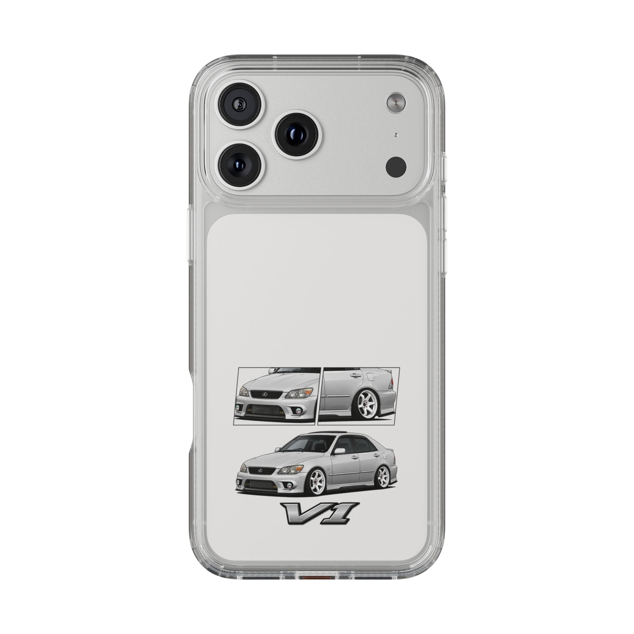 SILVER LEXUS IS200 PHONE CASES