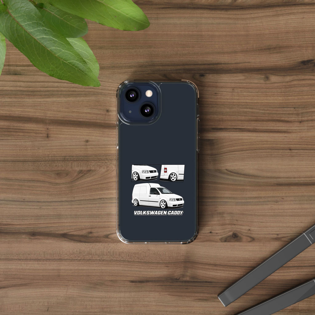 WHITE VW CADDY PHONE CASES