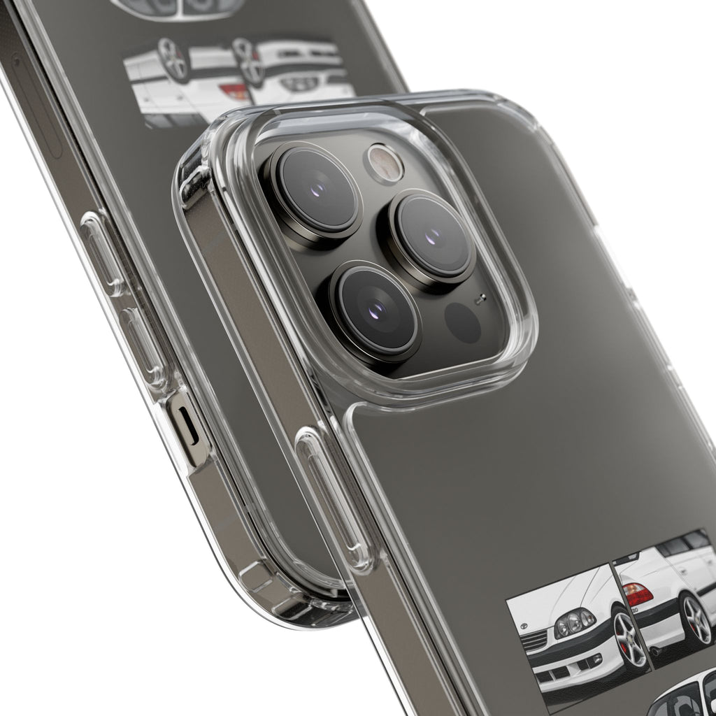 WHITE TOYOTA AVENSIS PHONE CASES