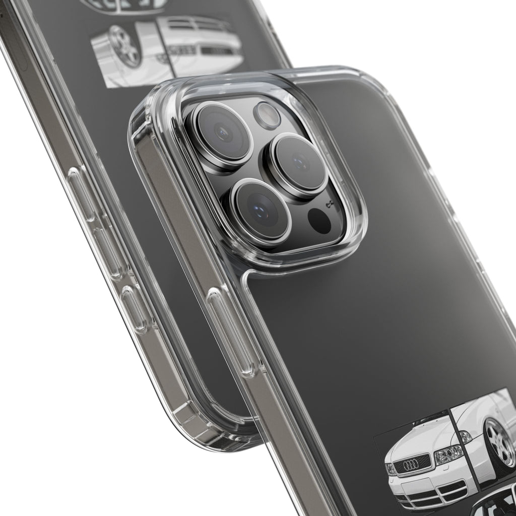 WHITE AUDI A4 B5 PHONE CASES