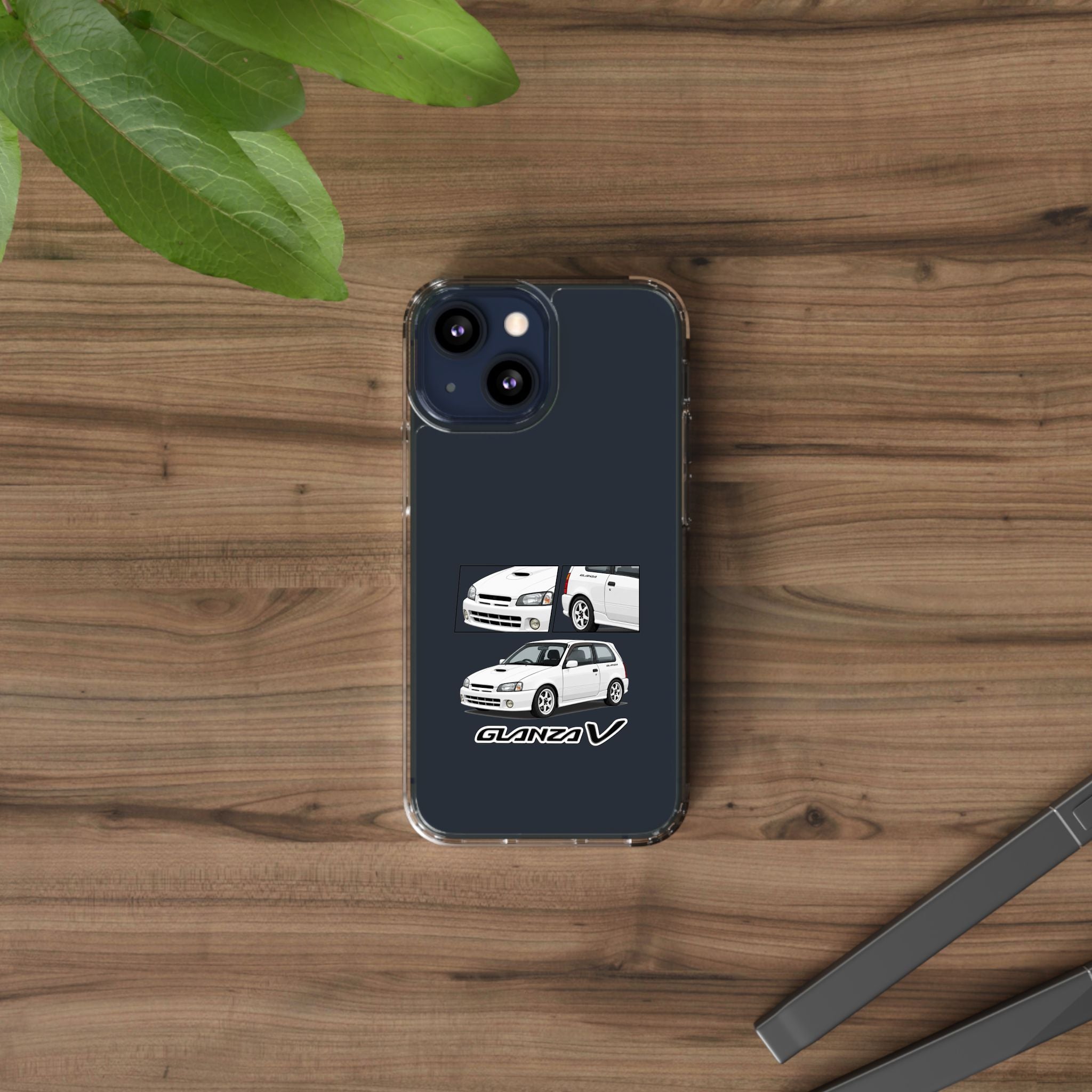 WHITE TOYOTA GLANZA PHONE CASES