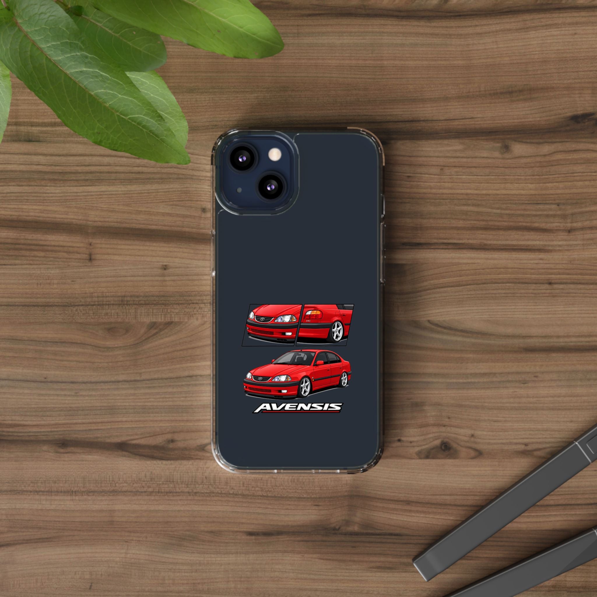 RED TOYOTA AVENSIS PHONE CASES