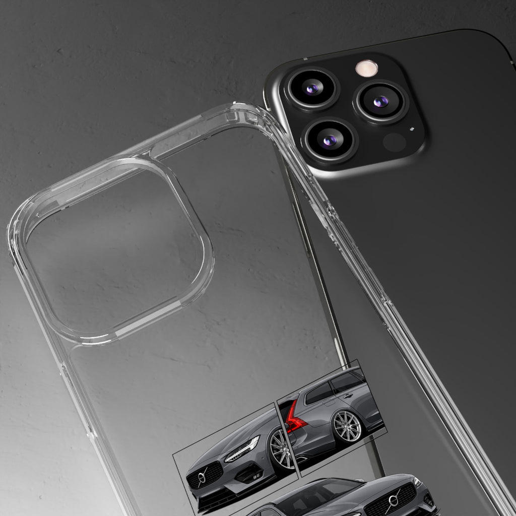 GREY VOLVO V90 PHONE CASES