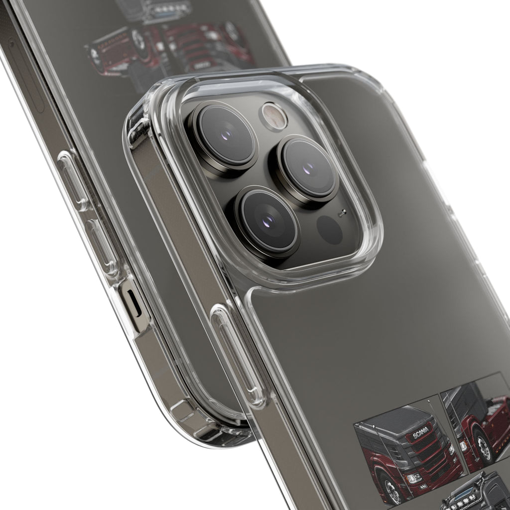GREYBURGANDY SCANIA T-CAB PHONE CASES