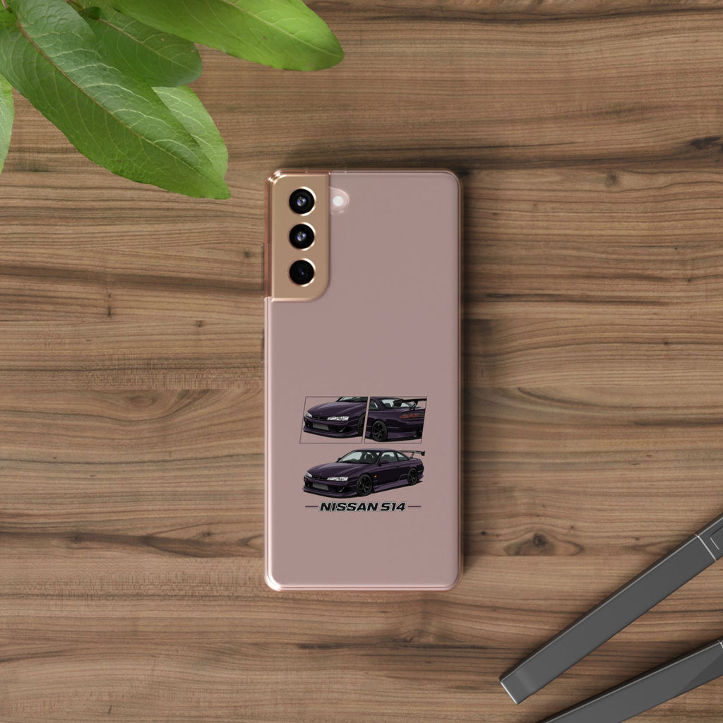 PURPLE NISSAN S14 PHONE CASES