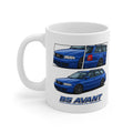 BLUE AUDI A4 B5 AVANT MUG