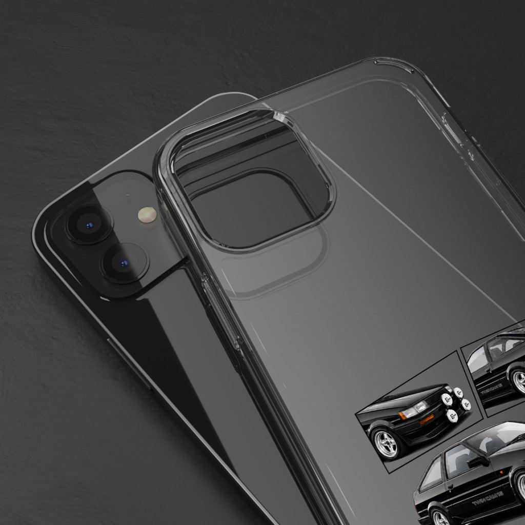 BLACK AE86 TWINCAM PHONE CASES
