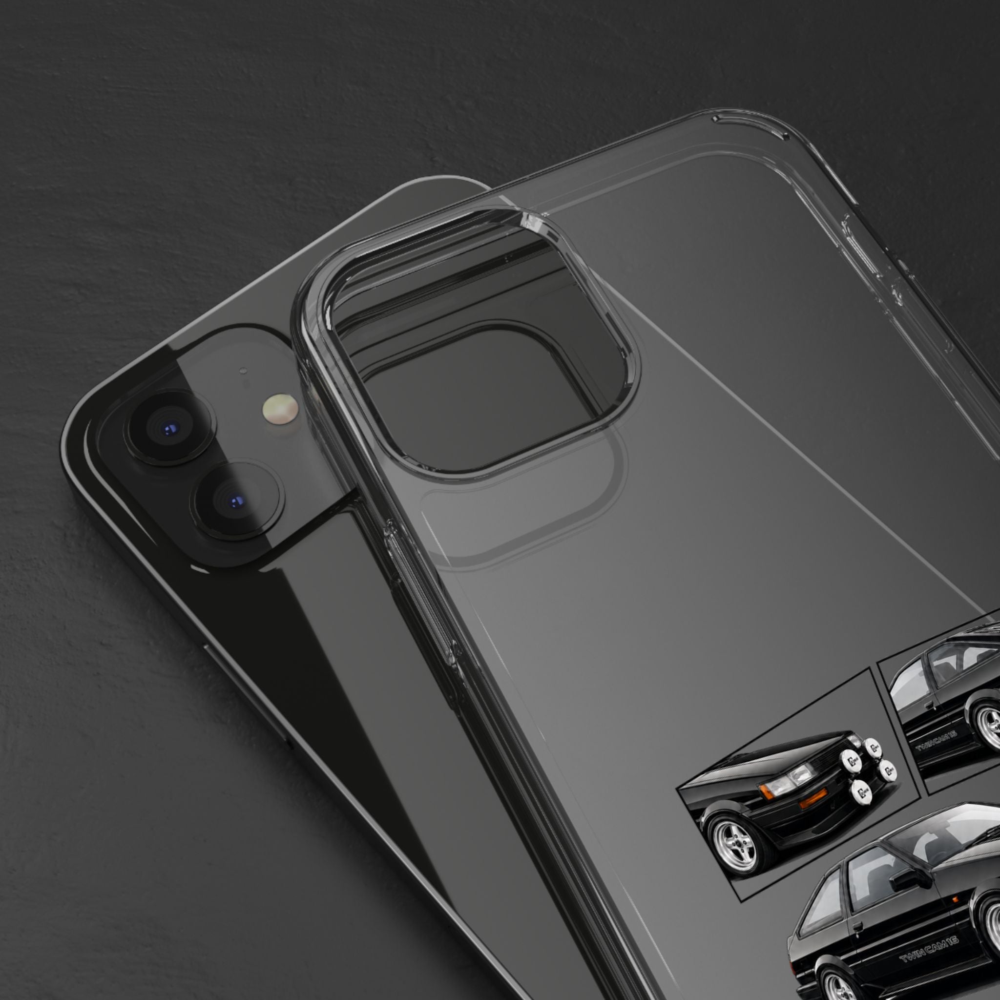 BLACK AE86 TWINCAM PHONE CASES