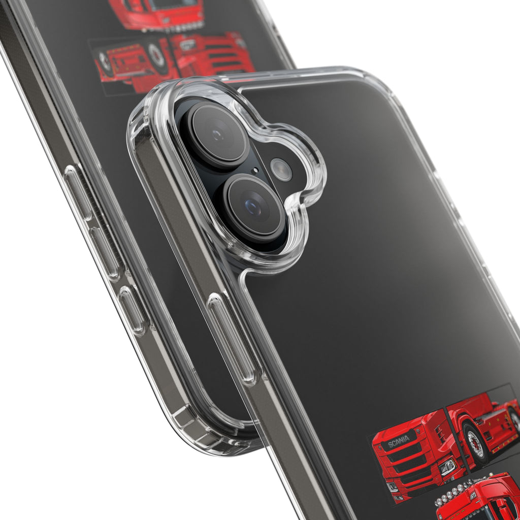 RED SCANIA T-CAB PHONE CASES