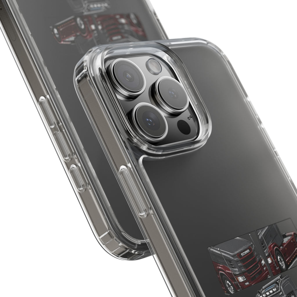 GREYBURGANDY SCANIA T-CAB PHONE CASES