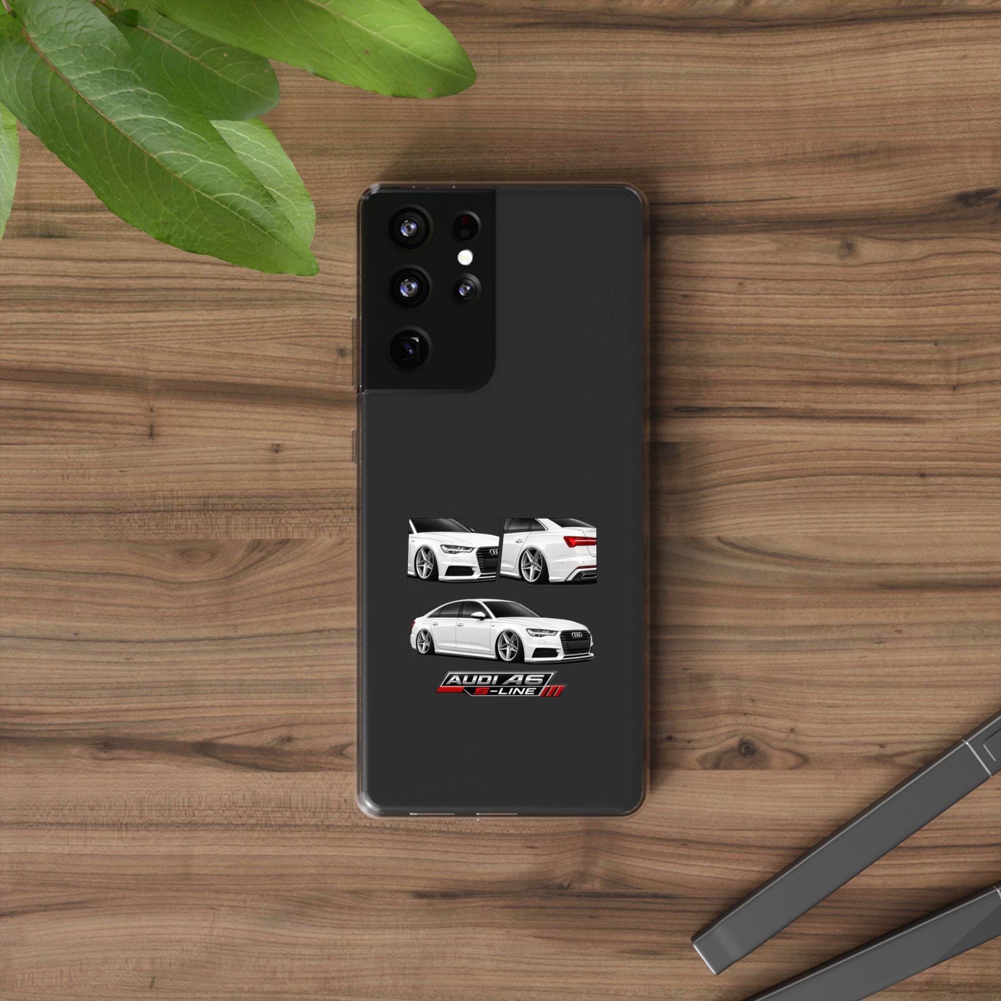 WHITE AUDI A6 PHONE CASES