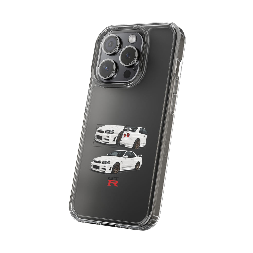 WHITE R34 GTR PHONE CASES