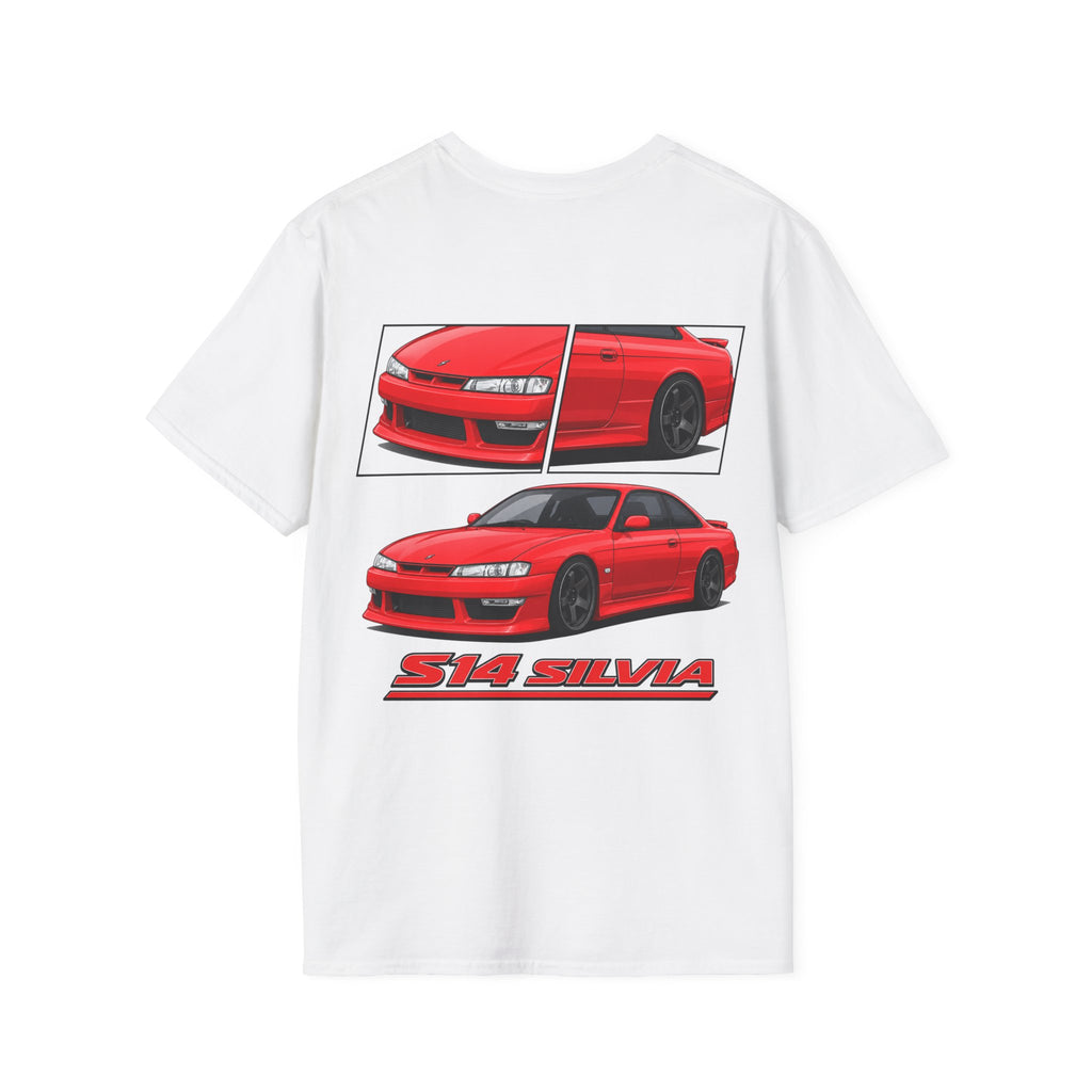 RED NISSAN S14 T-SHIRT