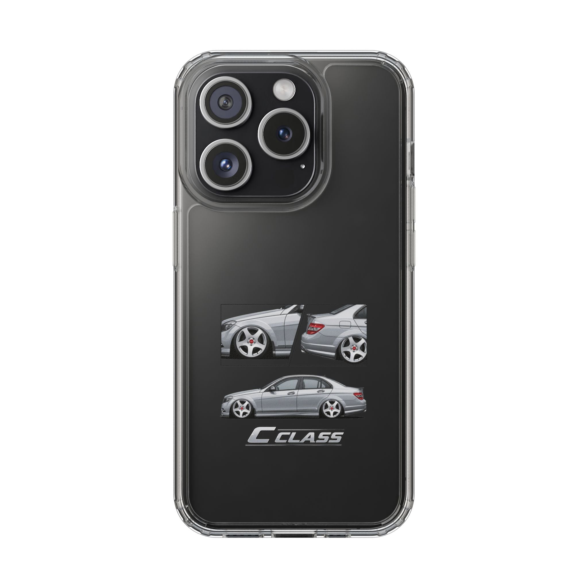 SILVER MERC C-CLASS PHONE CASES