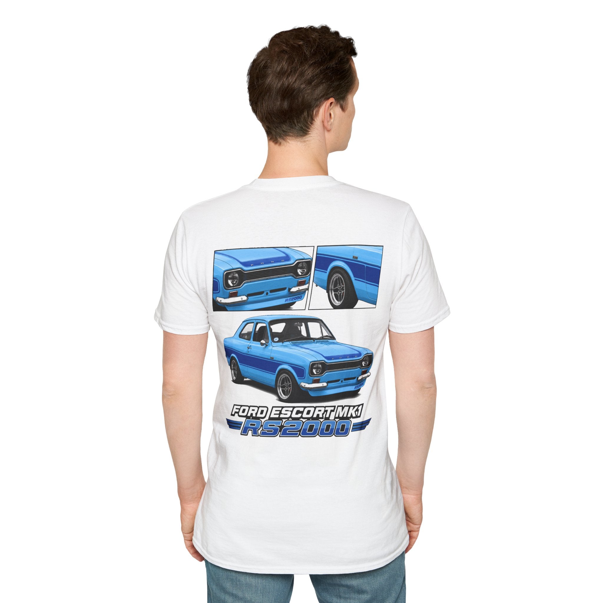 BLUE FORD ESCORT MK1 RS2000 T-SHIRT
