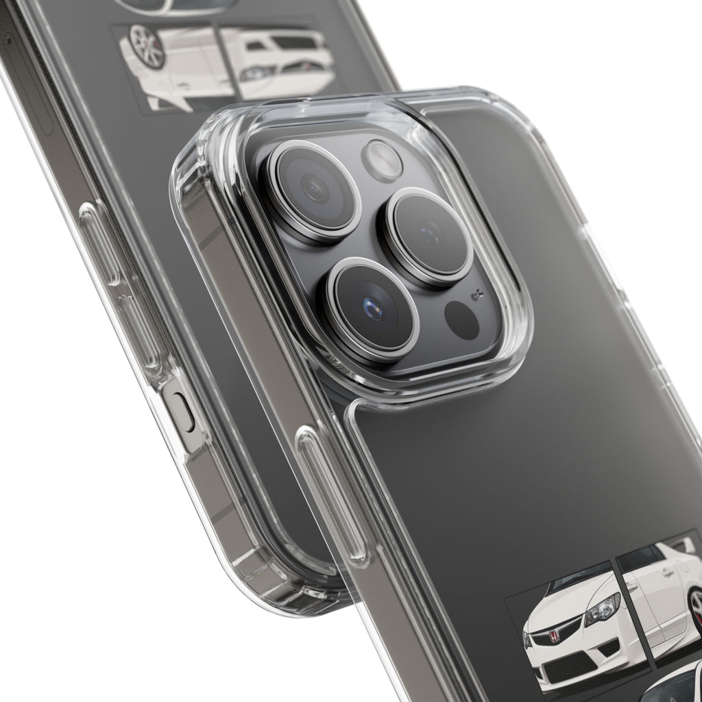 WHITE CIVIC FD PHONE CASES