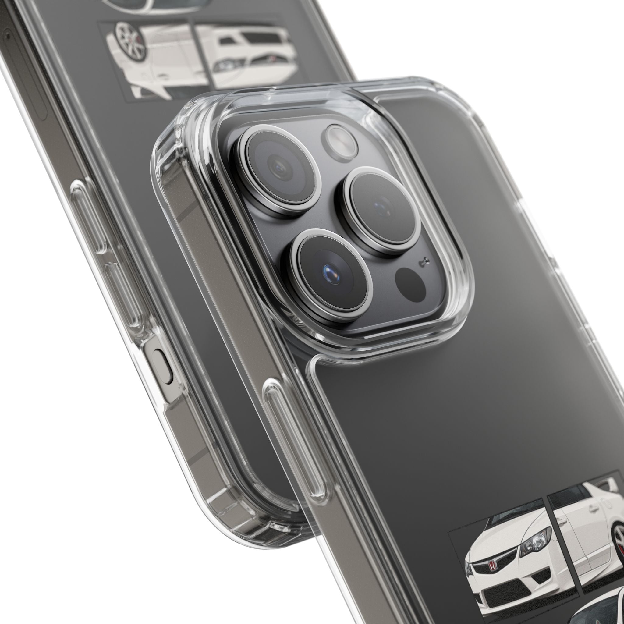 WHITE CIVIC FD PHONE CASES
