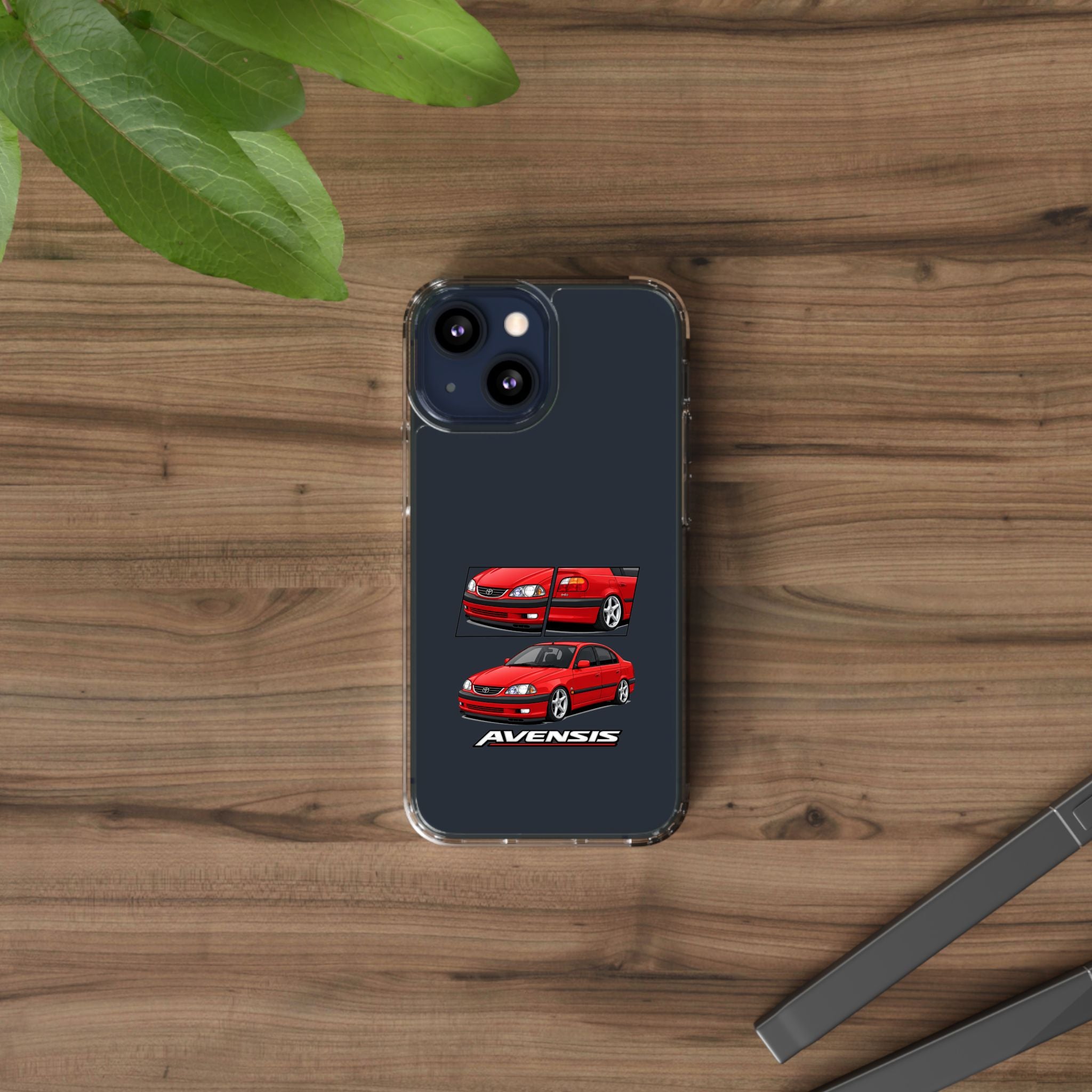 RED TOYOTA AVENSIS PHONE CASES