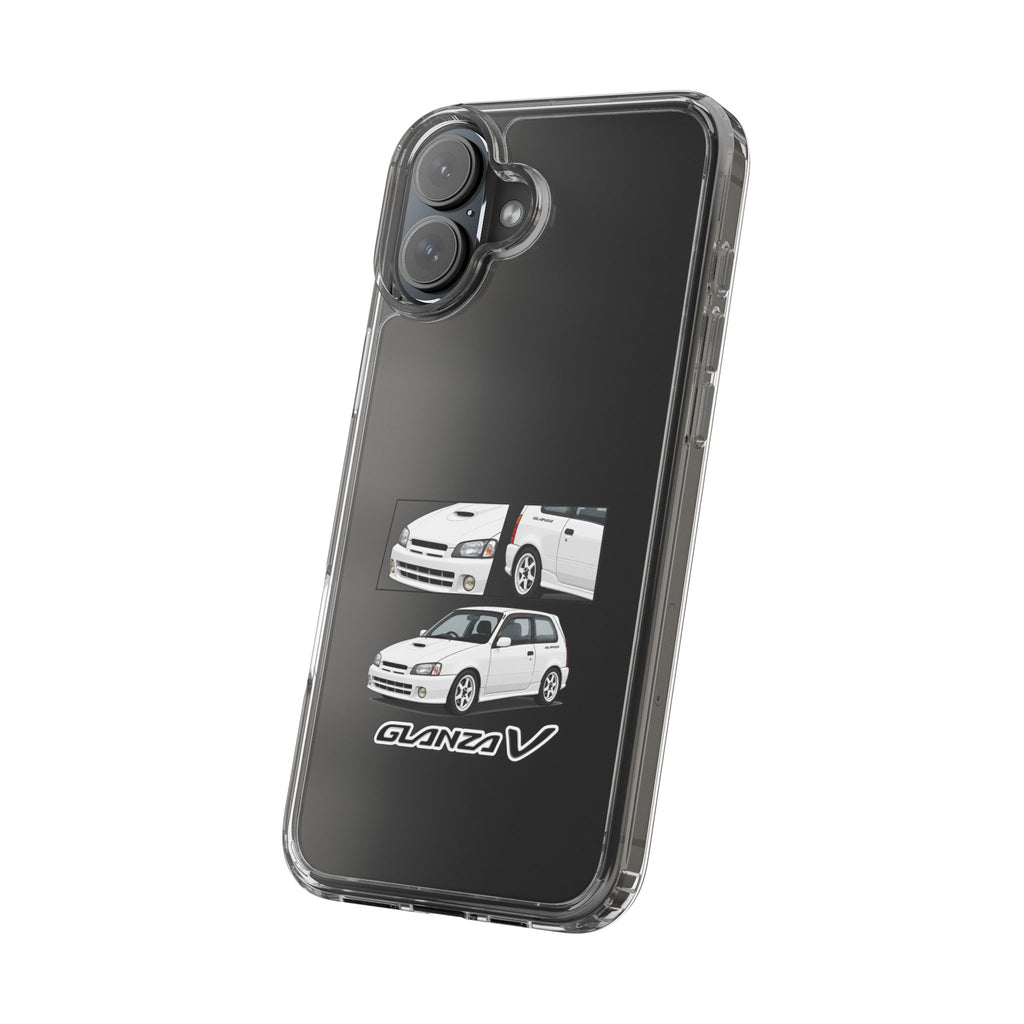 WHITE TOYOTA GLANZA PHONE CASES