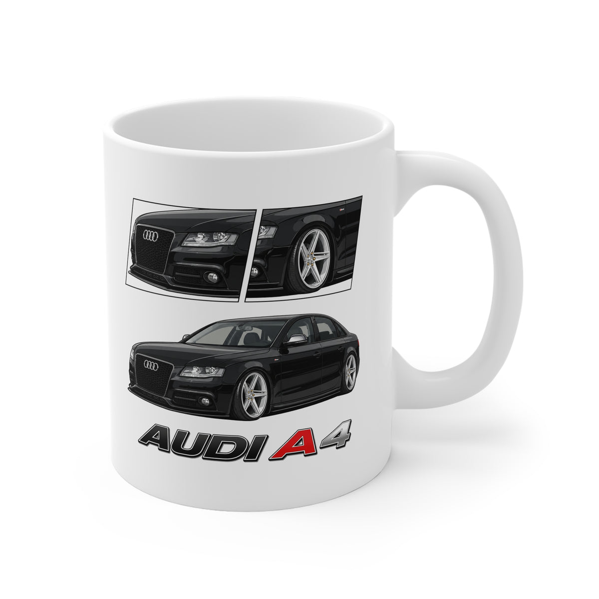 BLACK B8 AUDI A4 MUG