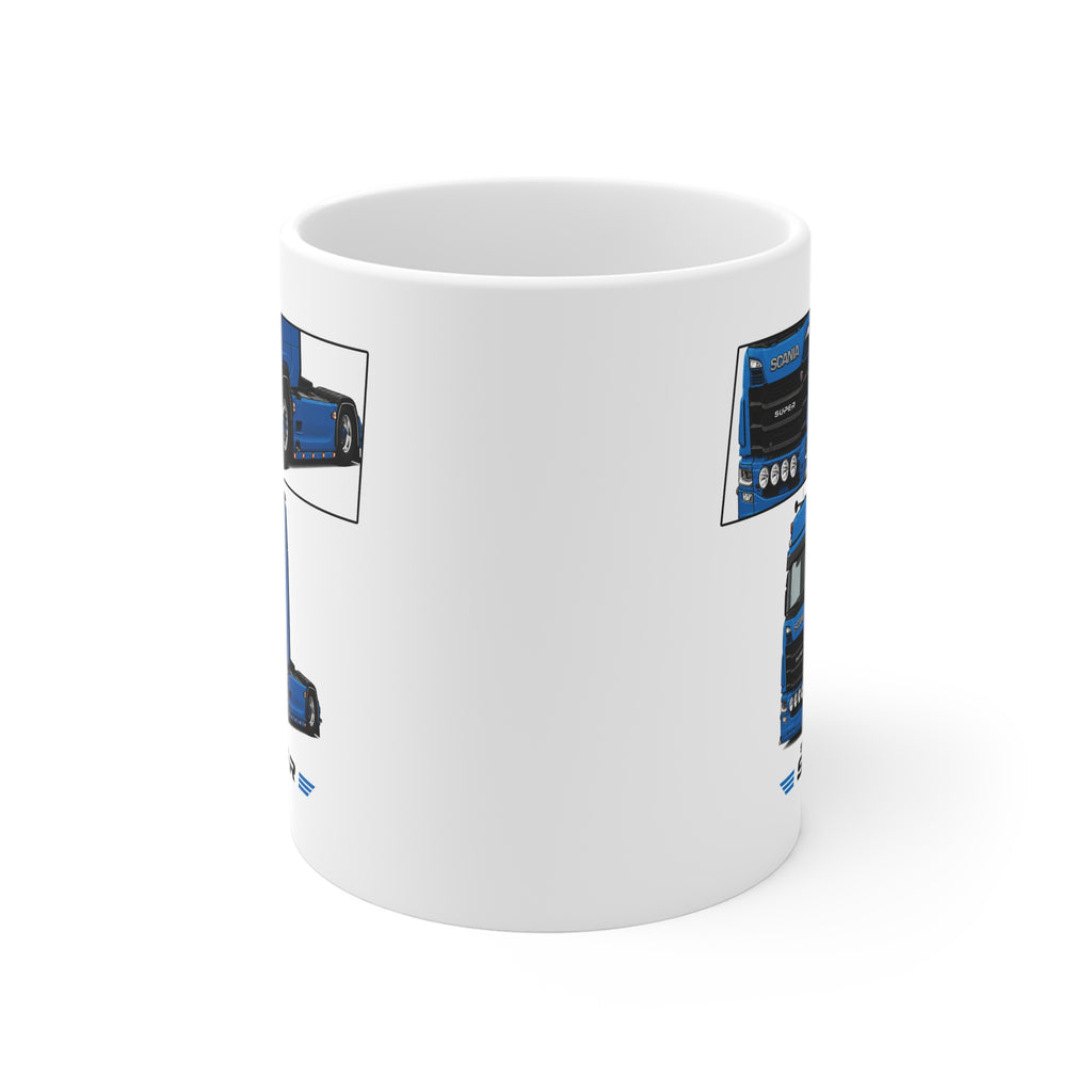 BLUE SCANIA SUPER MUG