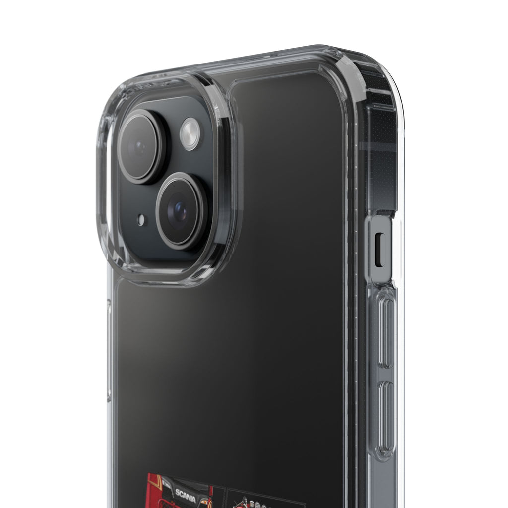 2 RED SCANIA S-SERIES PHONE CASES