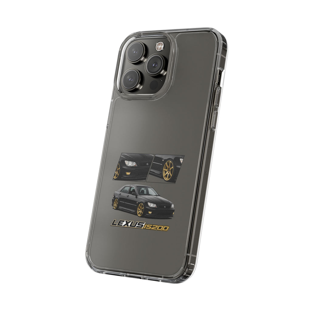 BLACK LEXUS IS200 PHONE CASES