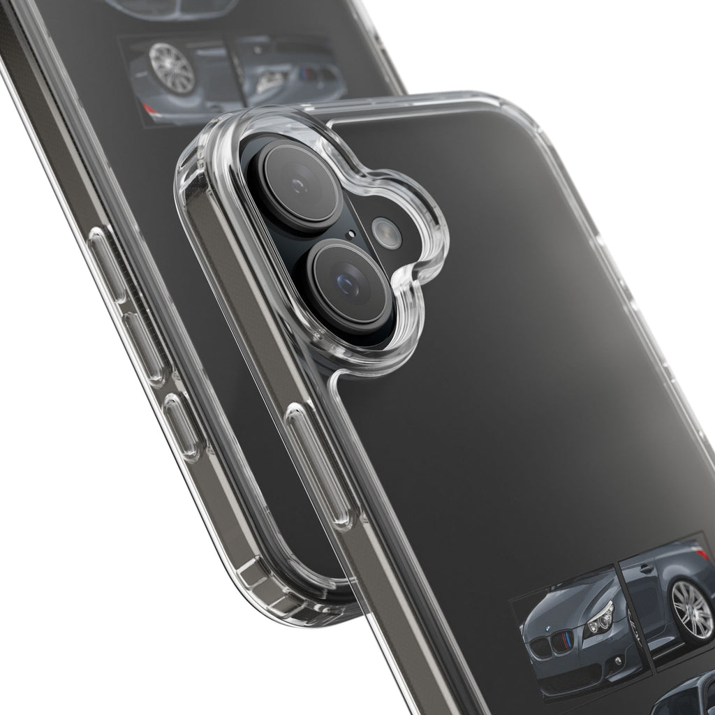 GREY BMW E60 PHONE CASES