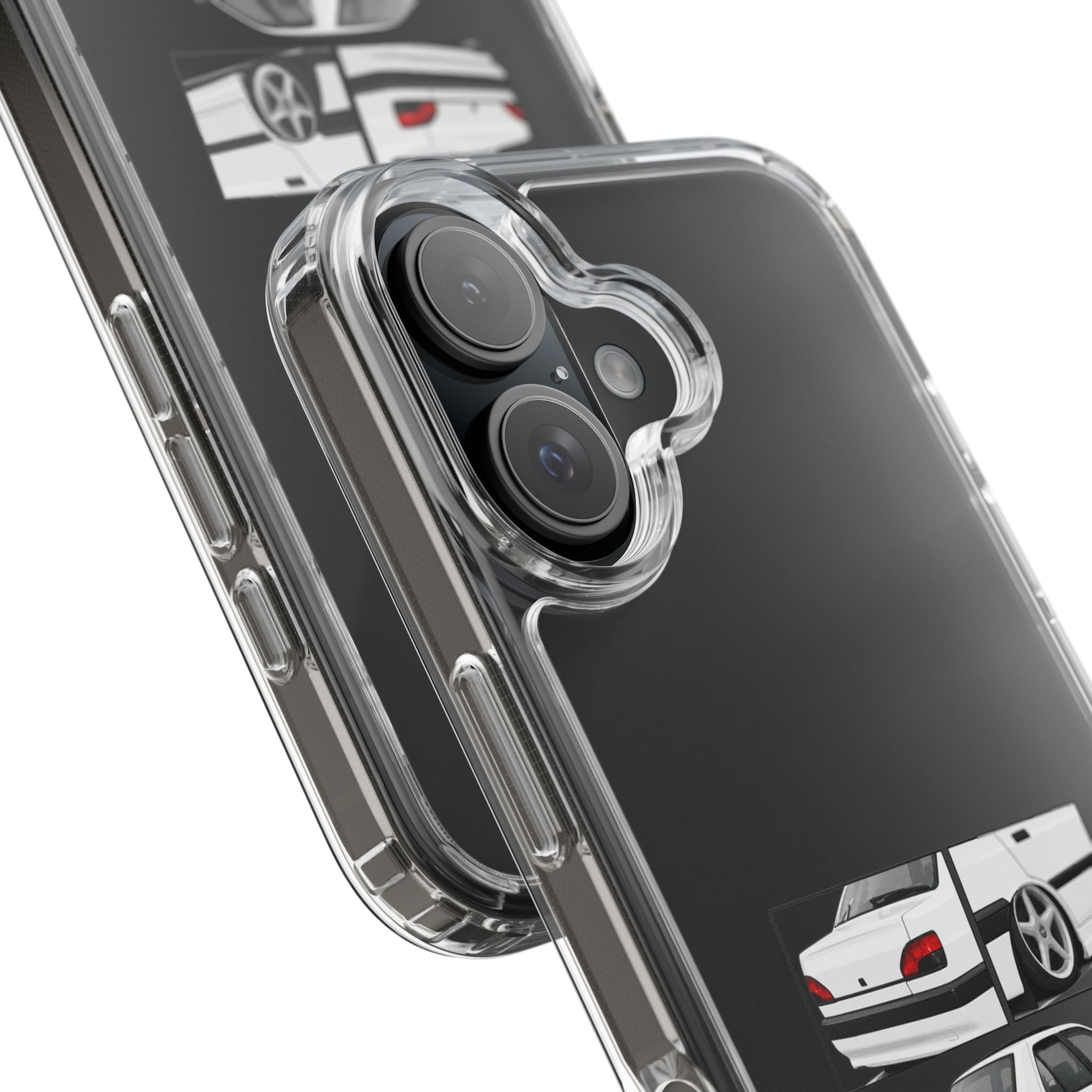 WHITE 306 SEDAN PHONE CASES