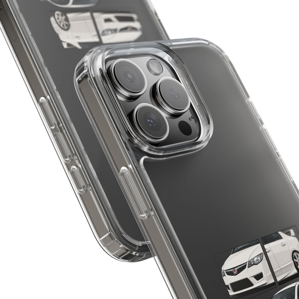 WHITE CIVIC FD PHONE CASES