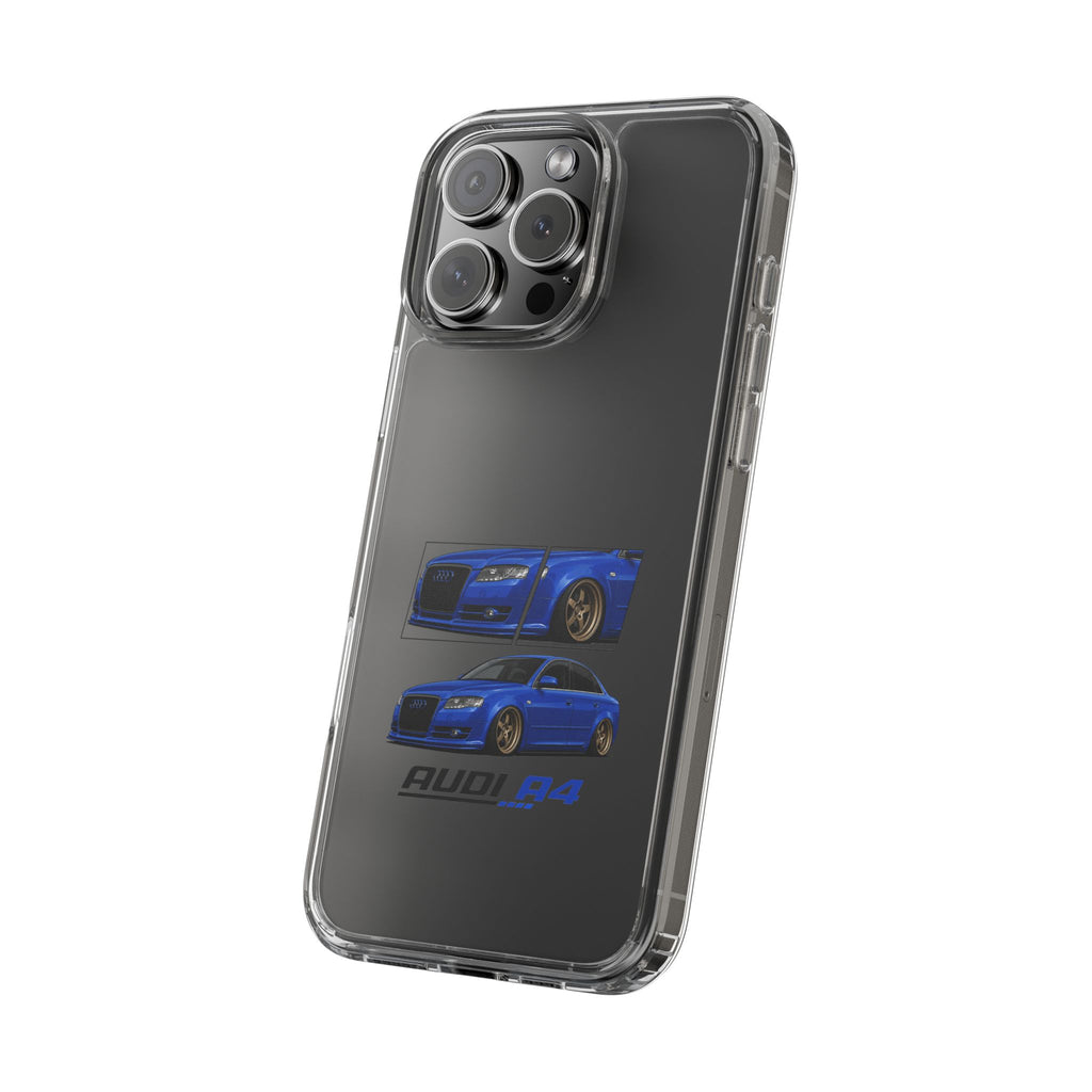 BLUE B7 AUDI A4 PHONE CASES