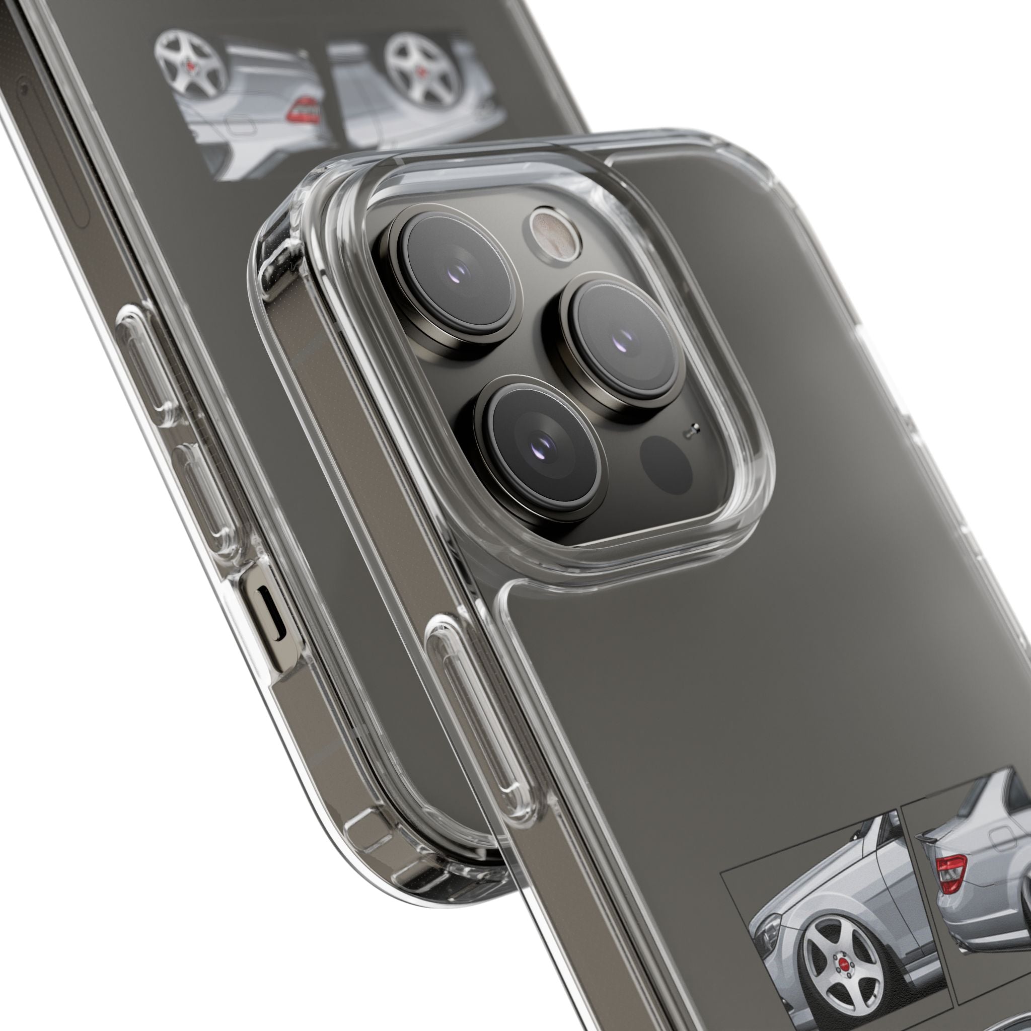 SILVER MERC C-CLASS PHONE CASES
