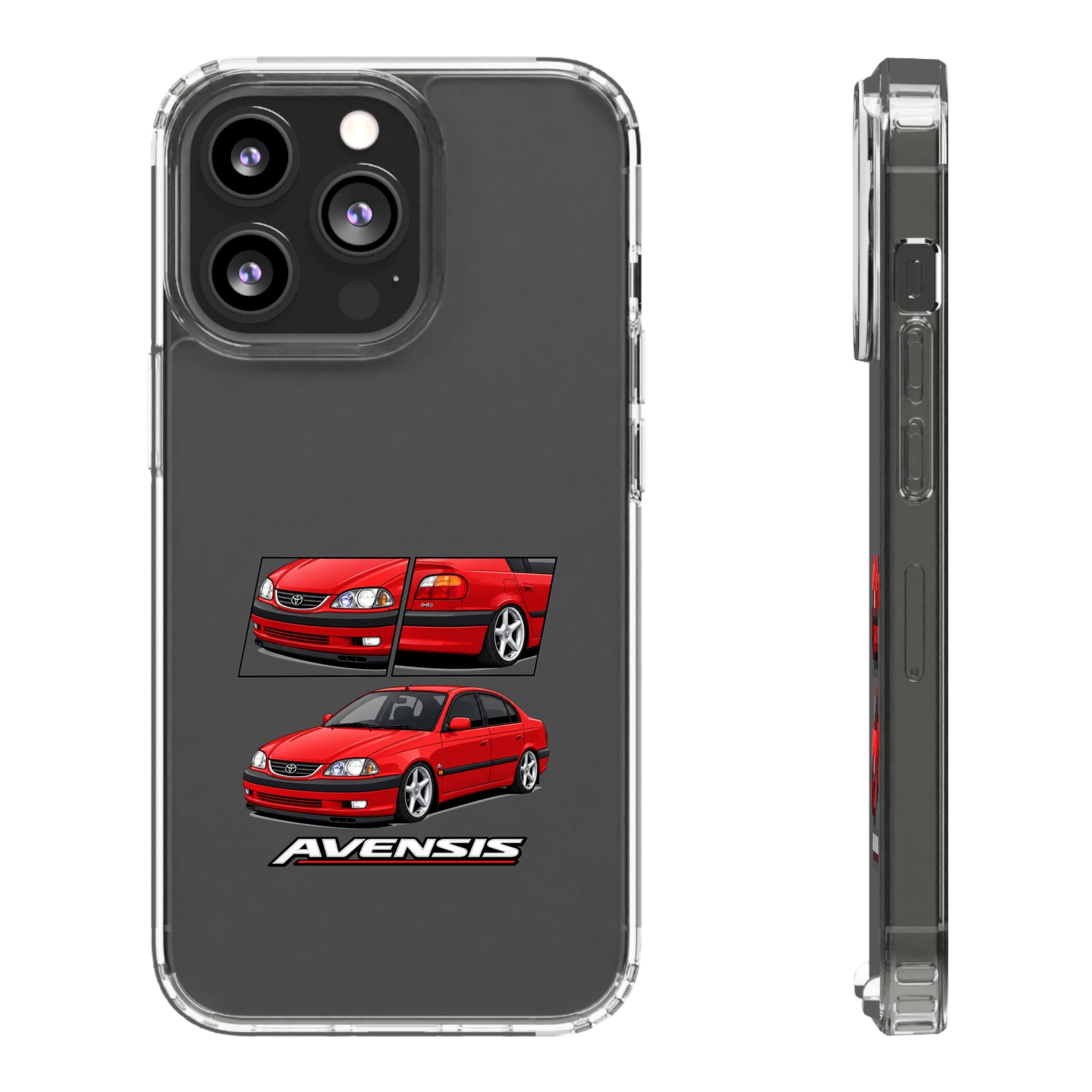 RED TOYOTA AVENSIS PHONE CASES