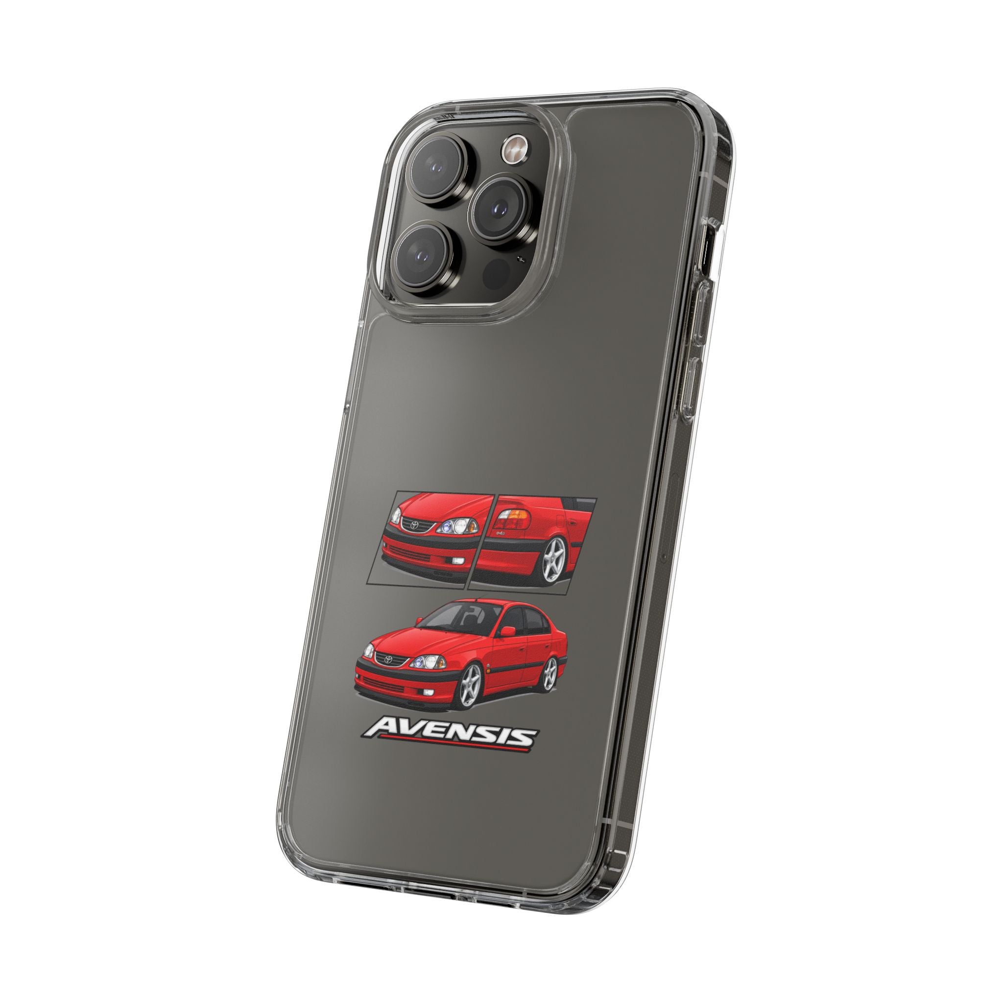 RED TOYOTA AVENSIS PHONE CASES