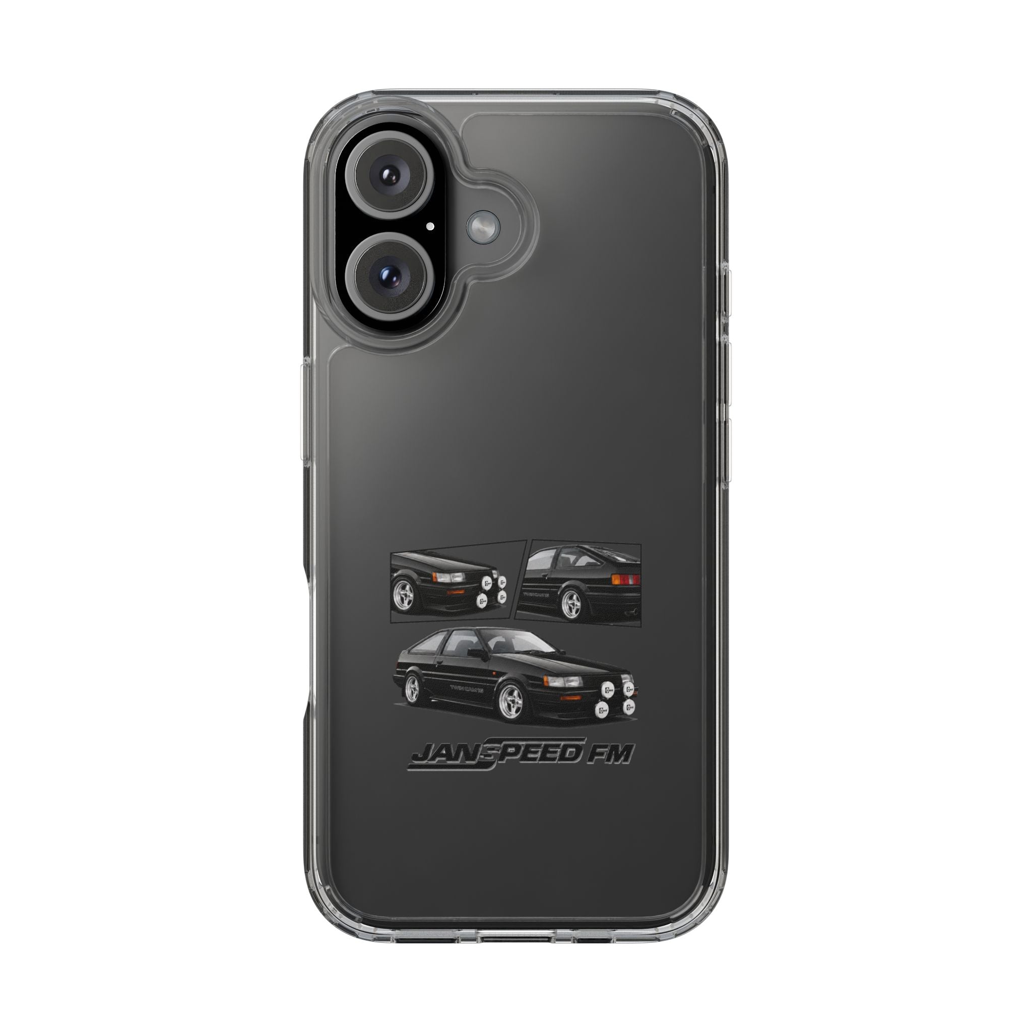 BLACK AE86 TWINCAM PHONE CASES