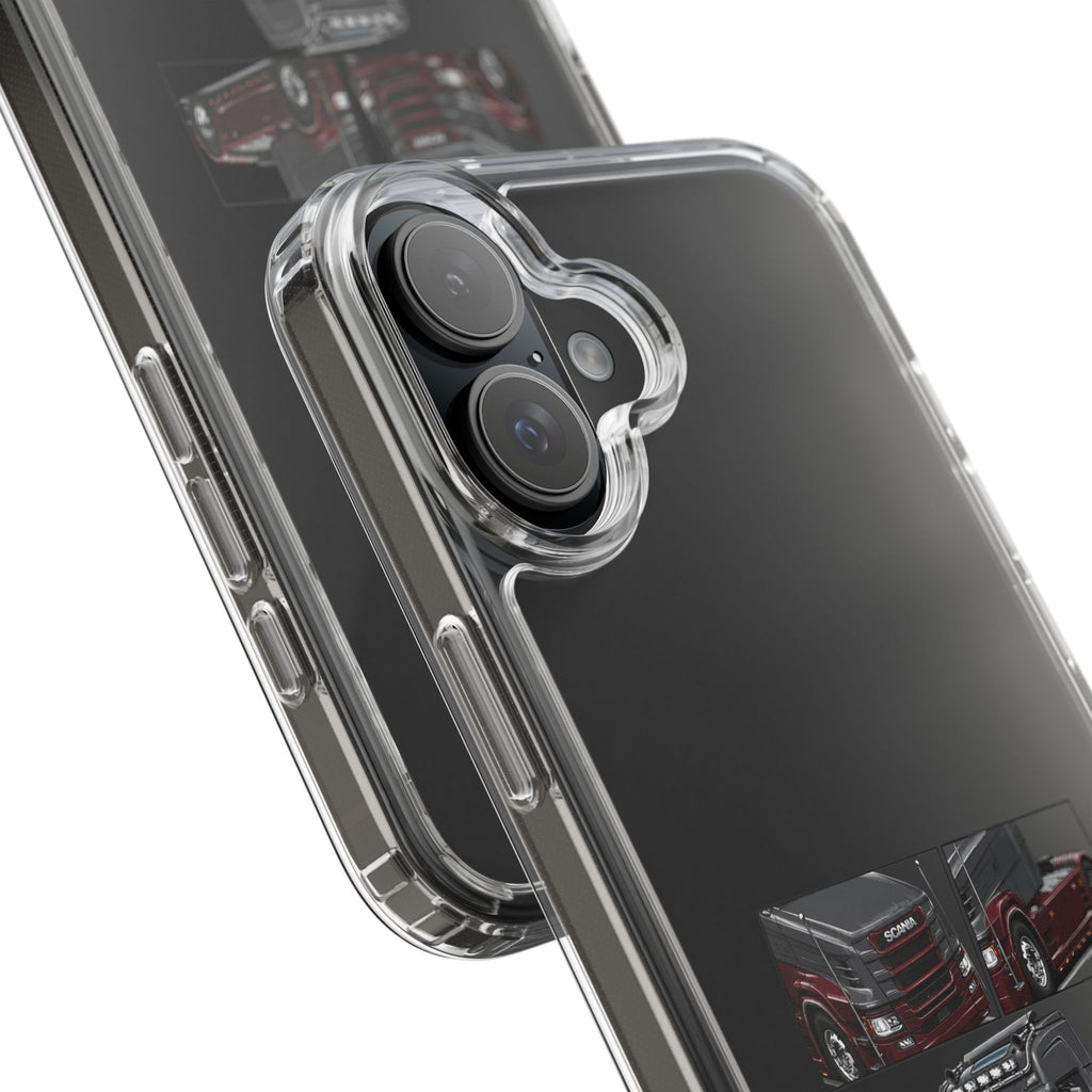 GREYBURGANDY SCANIA T-CAB PHONE CASES