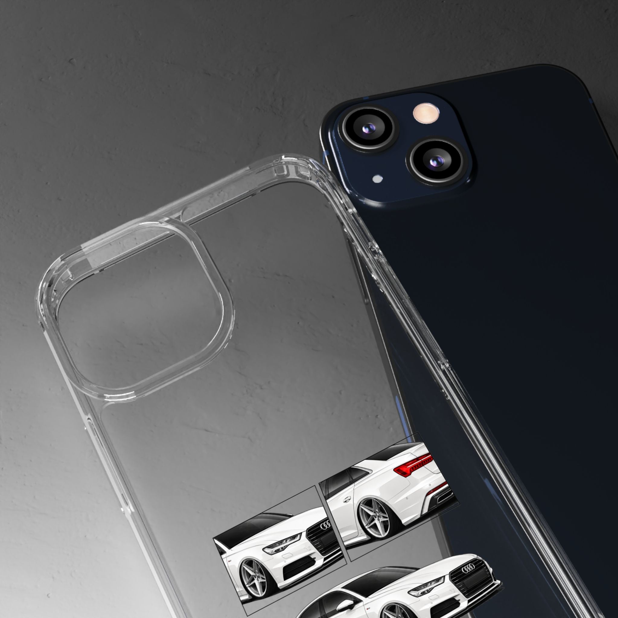 WHITE AUDI A6 PHONE CASES