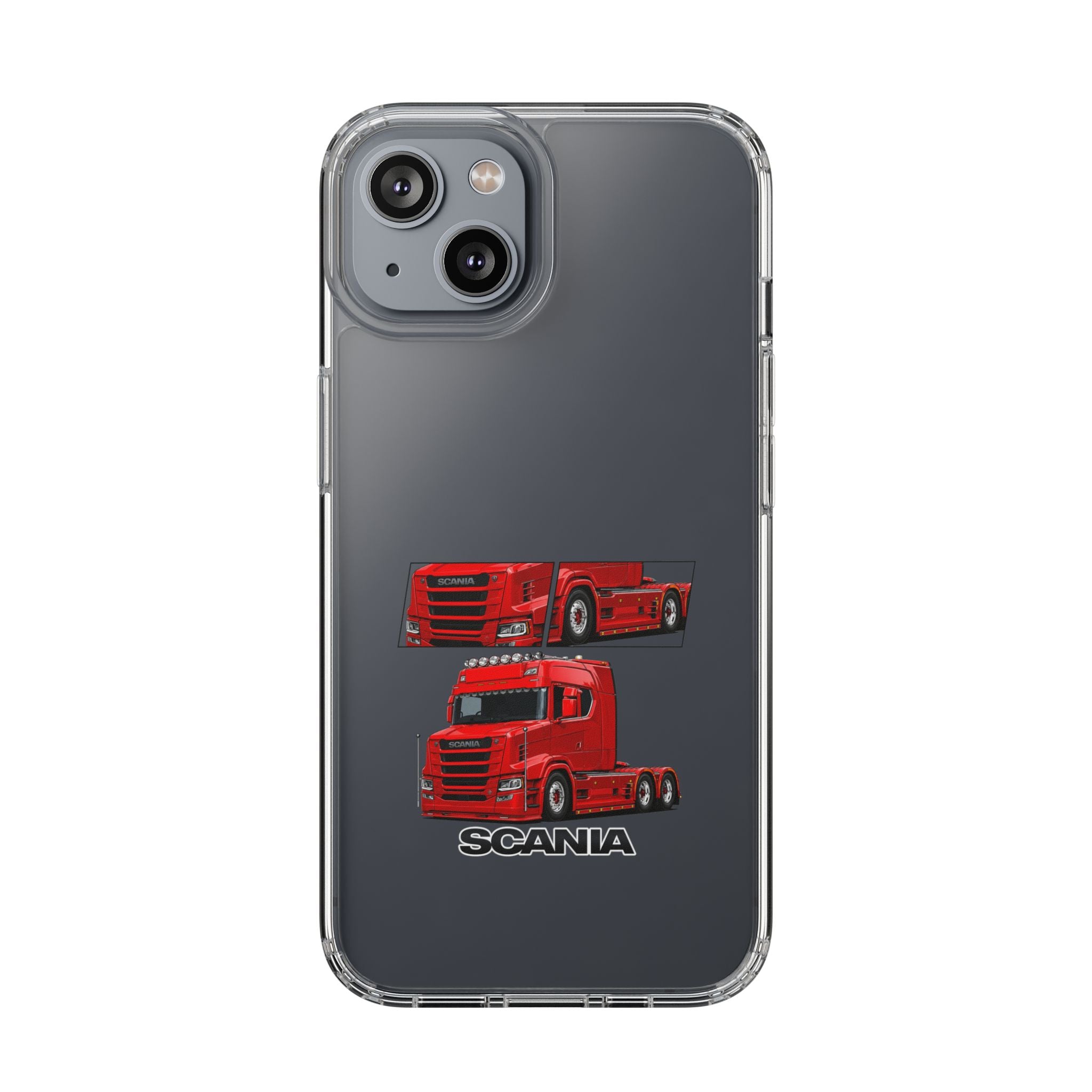 RED SCANIA T-CAB PHONE CASES