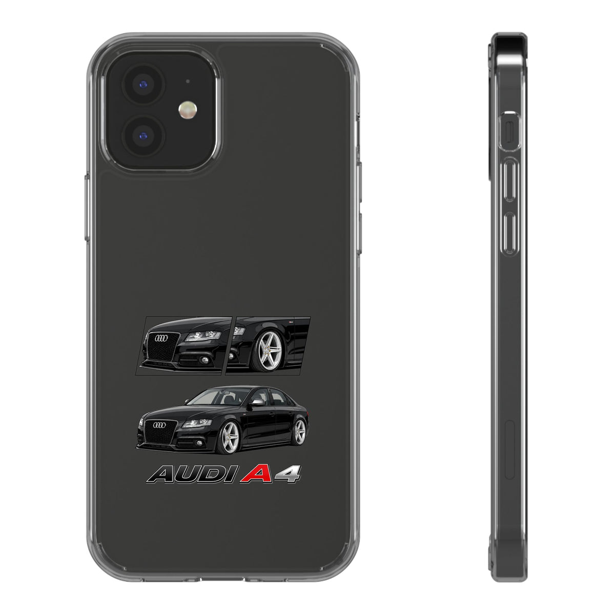 BLACK B8 AUDI A4 PHONE CASES