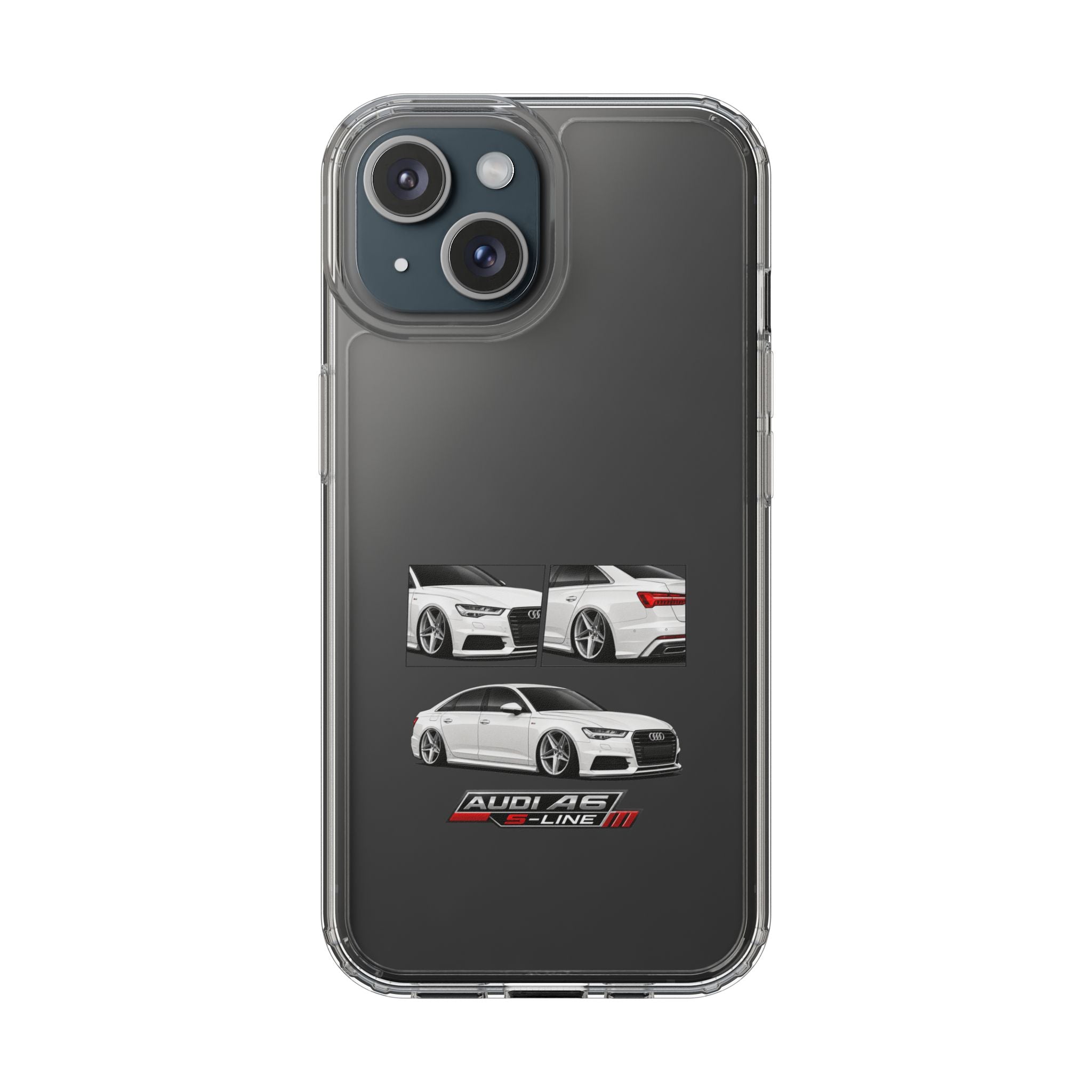WHITE AUDI A6 PHONE CASES