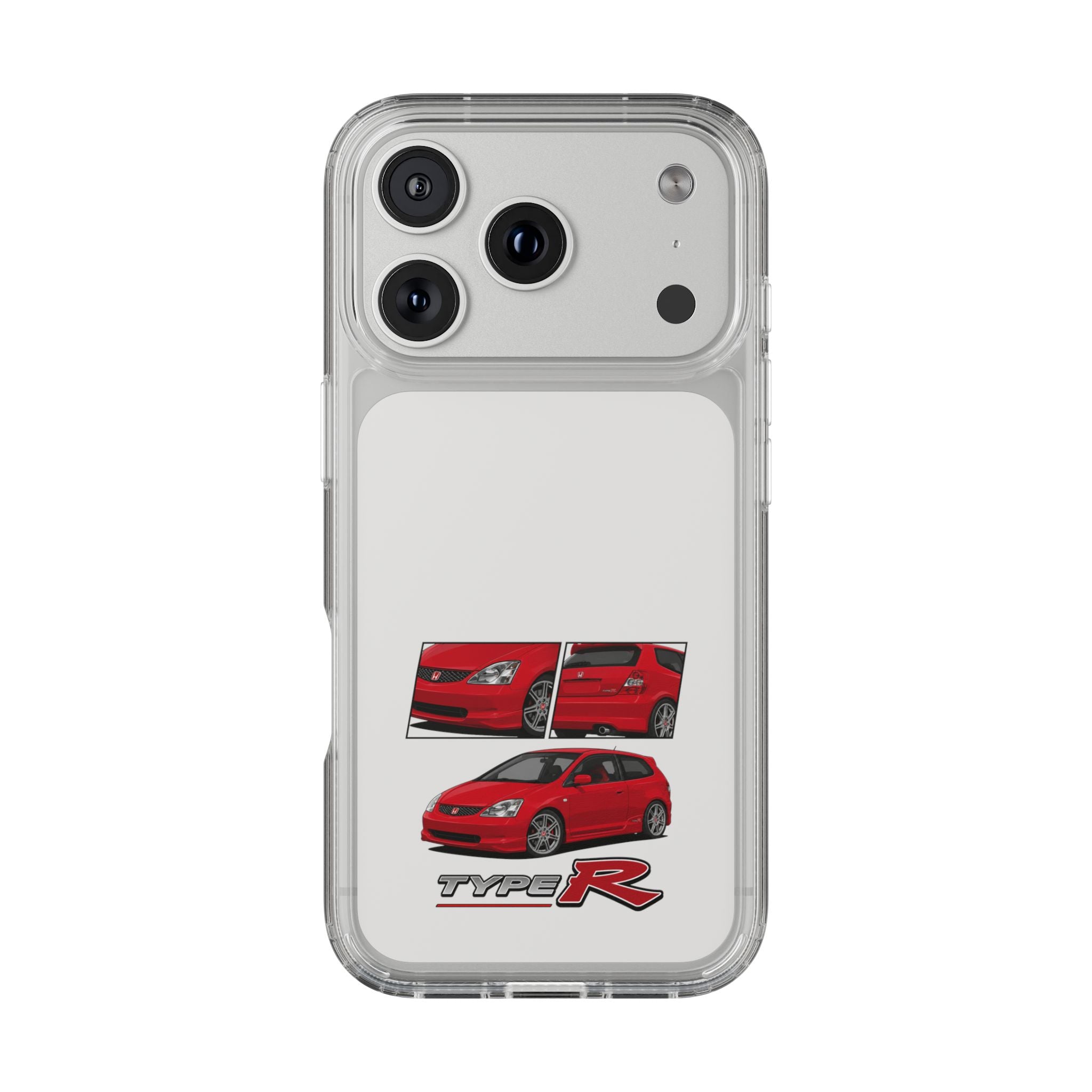RED CIVIC TYPE R PHONE CASES