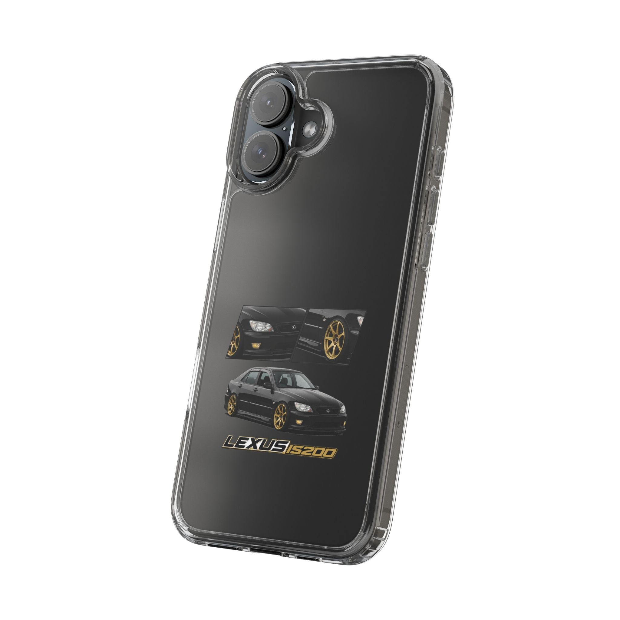 BLACK LEXUS IS200 PHONE CASES
