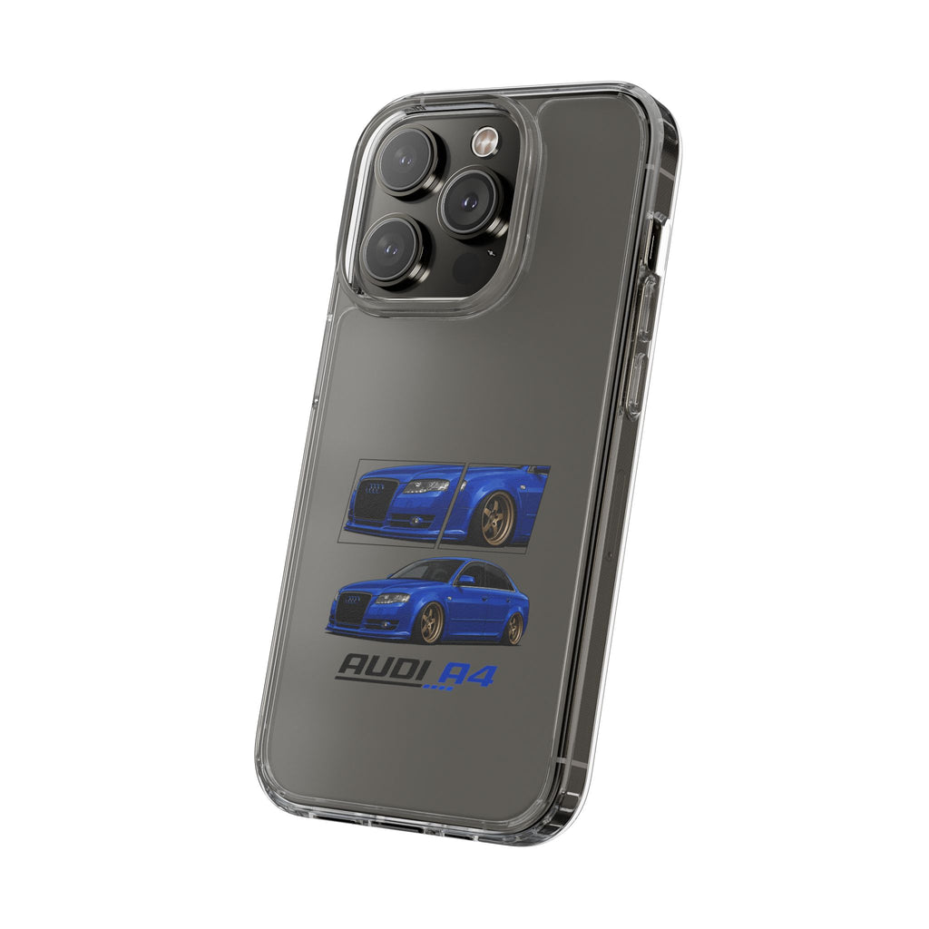 BLUE B7 AUDI A4 PHONE CASES