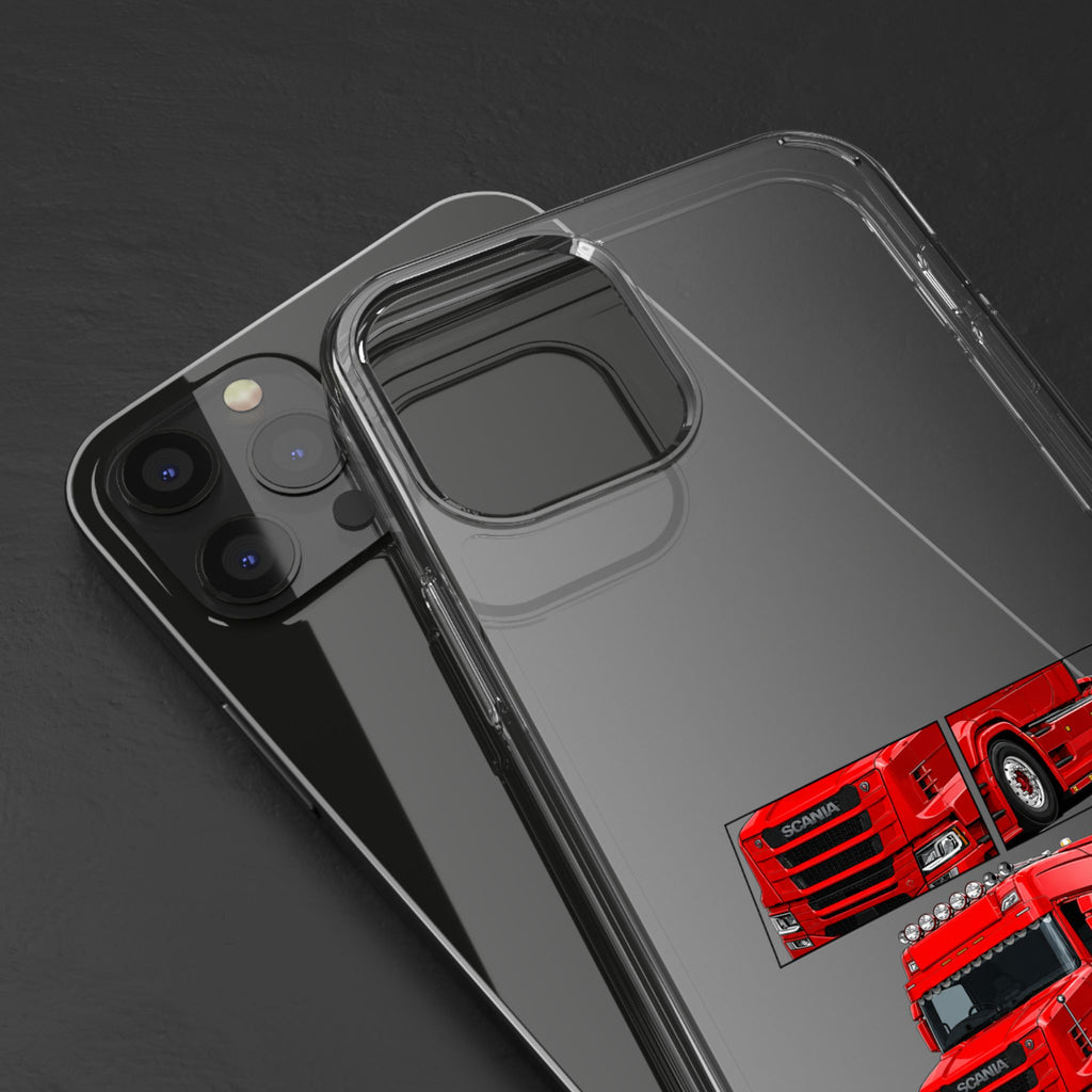 RED SCANIA T-CAB PHONE CASES