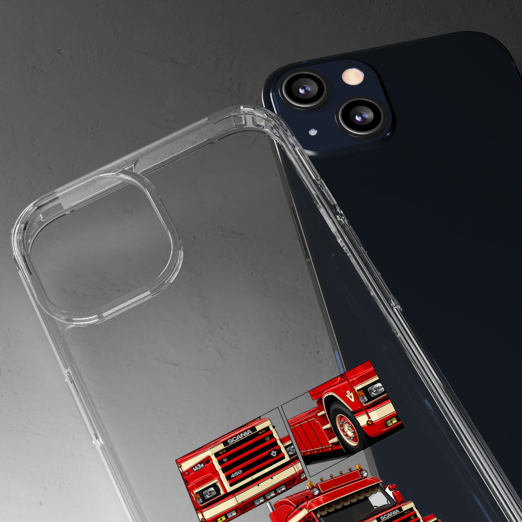 RED SCANIA 450 143M PHONE CASES