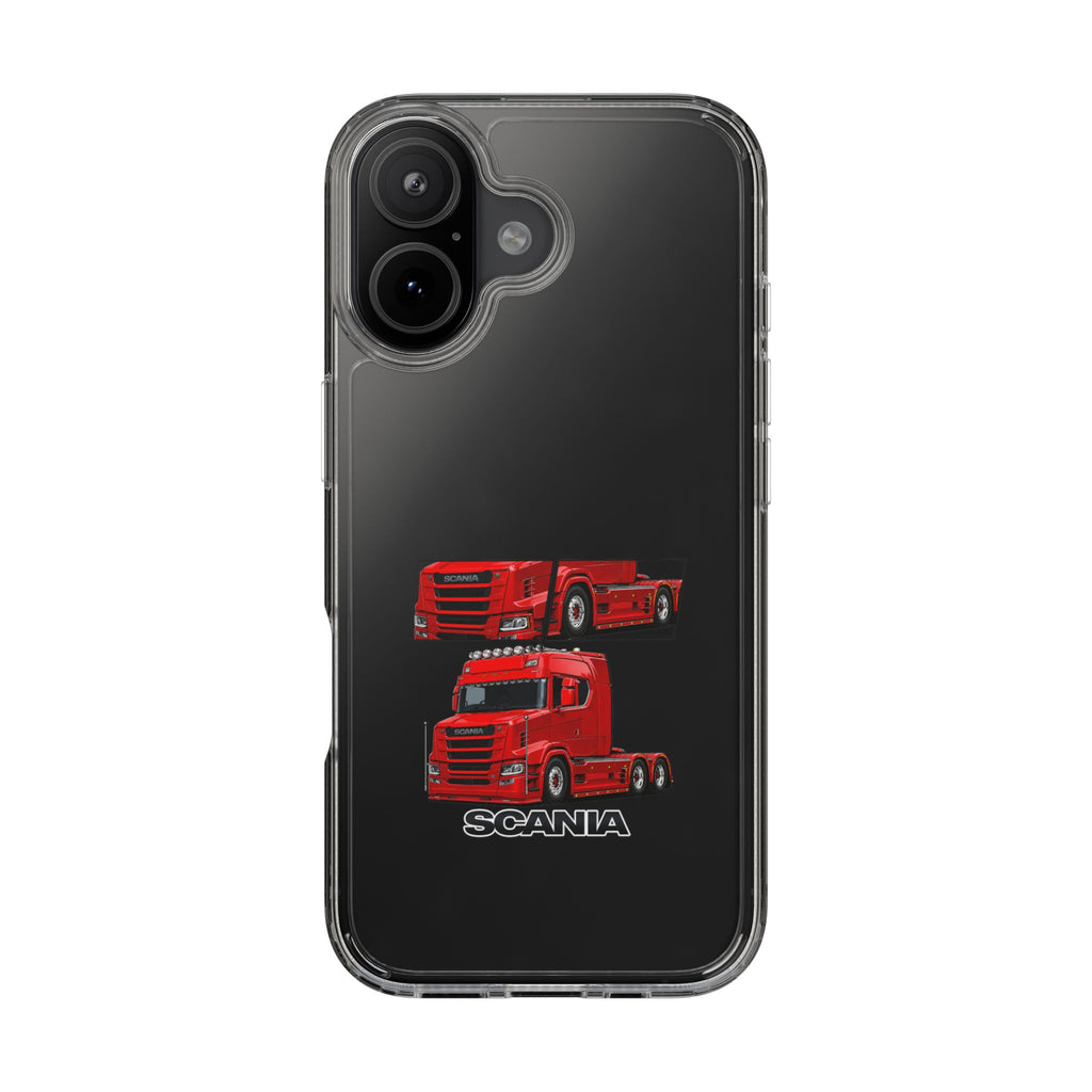 RED SCANIA T-CAB PHONE CASES
