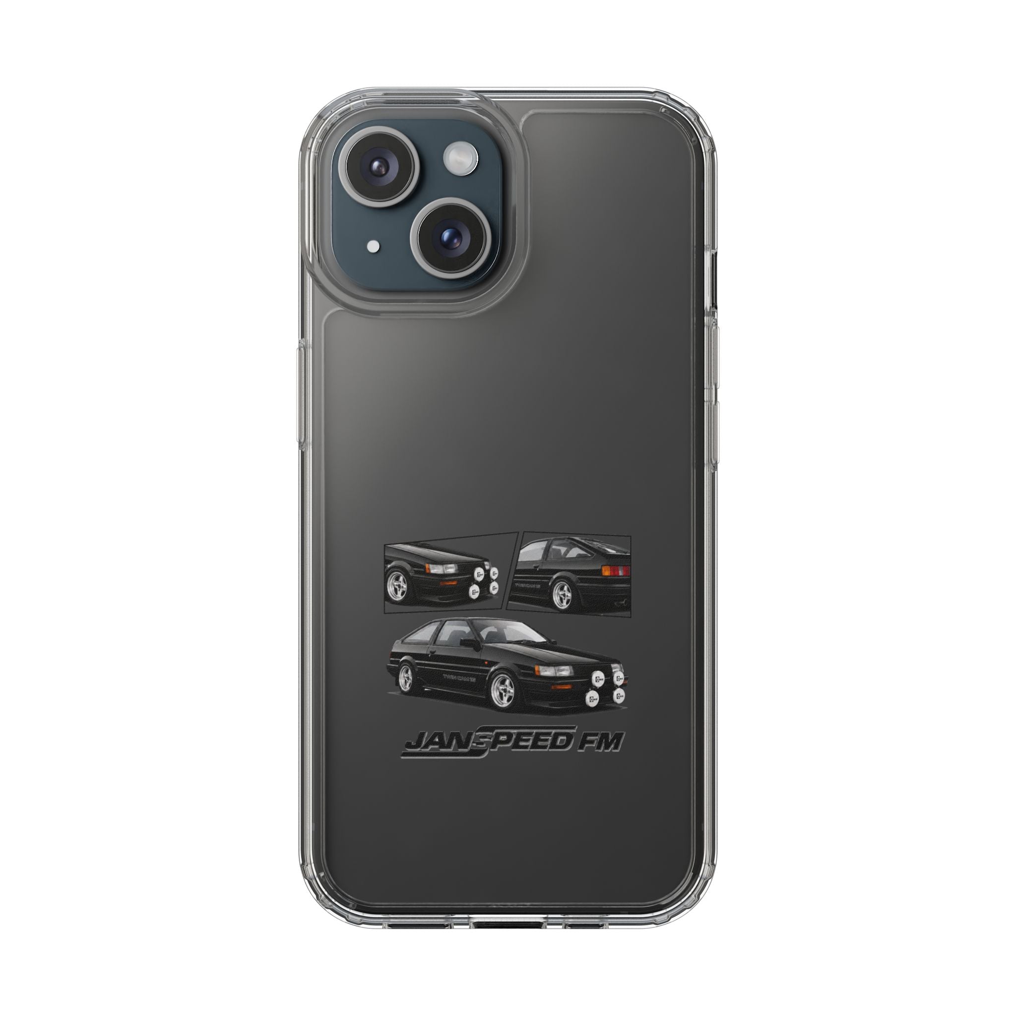BLACK AE86 TWINCAM PHONE CASES