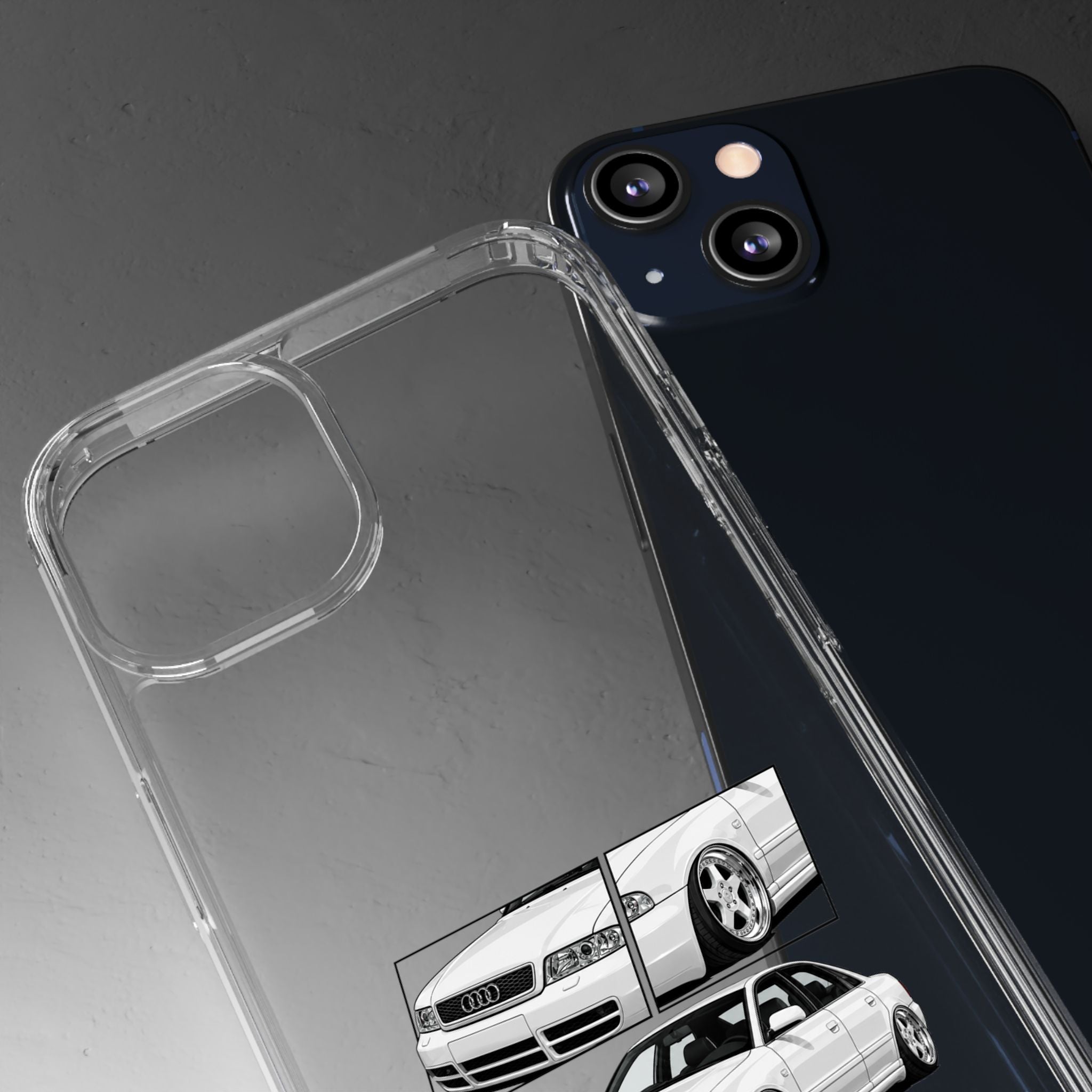 WHITE AUDI A4 B5 PHONE CASES