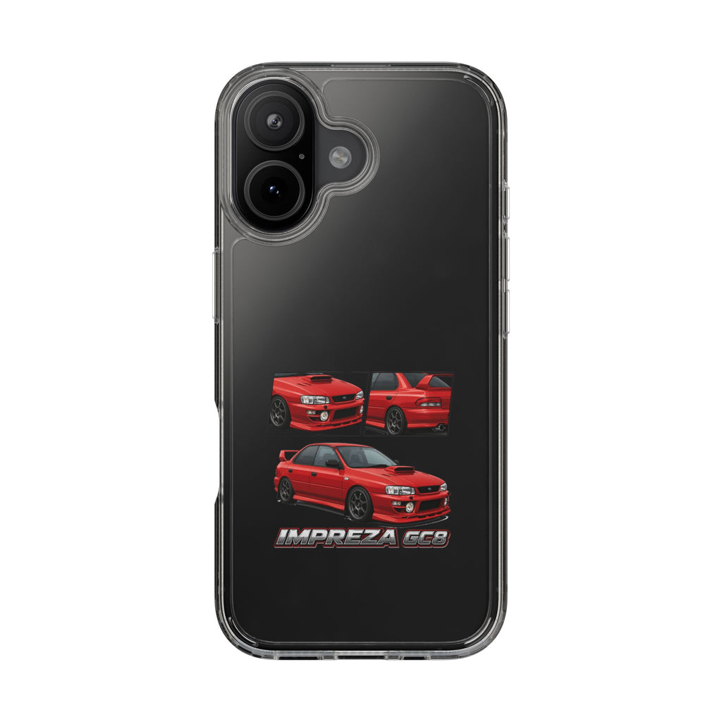 RED IMPREZA GC8 PHONE CASES