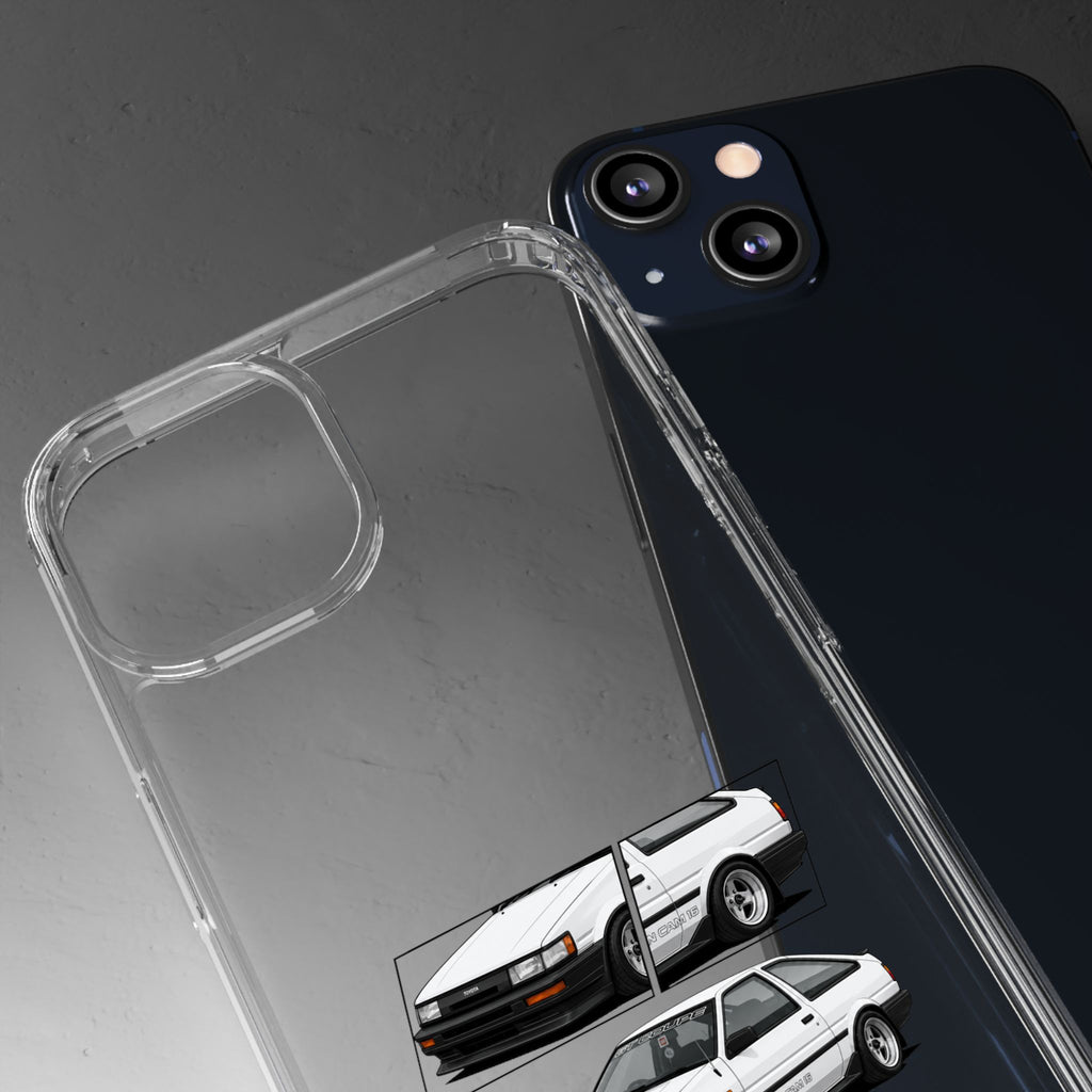 WHITE AE86 TWINCAM PHONE CASES
